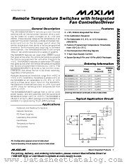MAX6668AUA40 datasheet pdf MAXIM - Dallas Semiconductor