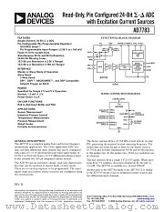AD7783BRU-REEL datasheet pdf Analog Devices