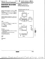 BA6459S datasheet pdf ROHM