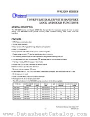 W91320ALN datasheet pdf Winbond Electronics