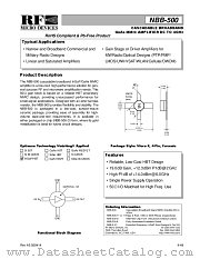 NBB-500-E datasheet pdf RF Micro Devices