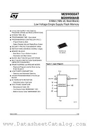 M29W008AB100N5T datasheet pdf ST Microelectronics