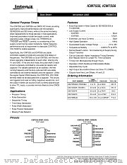 ICM7555IBA datasheet pdf Intersil