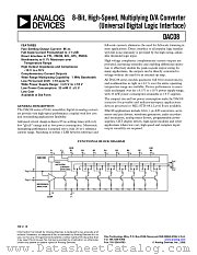 DAC08Q2/883C datasheet pdf Analog Devices