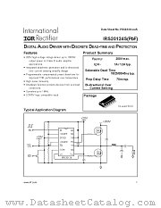 IRS20124S datasheet pdf International Rectifier