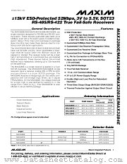 MAX3280EAUK datasheet pdf MAXIM - Dallas Semiconductor