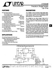 LT1006S8 datasheet pdf Linear Technology