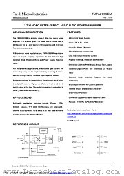 TMPA2055DM datasheet pdf etc