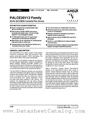 PALCE26V12 datasheet pdf Advanced Micro Devices