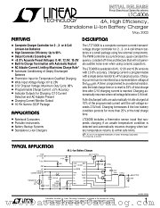 LTC4006EGN-4 datasheet pdf Linear Technology