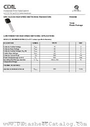 P2N2369 datasheet pdf Continental Device India Limited