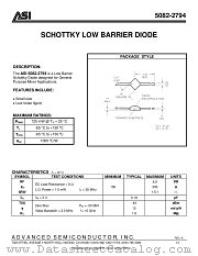 ASI5082-2794 datasheet pdf Advanced Semiconductor