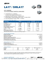 LA17 datasheet pdf MA-Com