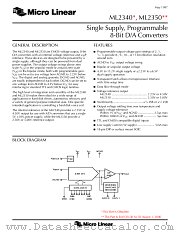ML2340CCP/5 datasheet pdf Micro Linear
