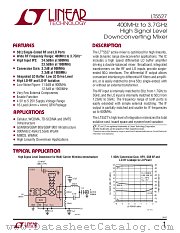 LT5527EUF datasheet pdf Linear Technology