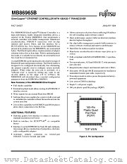 MB86965 datasheet pdf Fujitsu Microelectronics