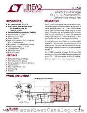 LT1990CS8 datasheet pdf Linear Technology