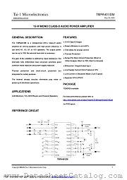 TMPA401DM datasheet pdf etc