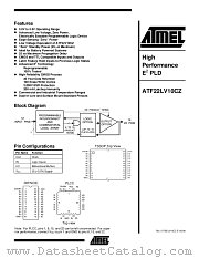 ATF22LV10CZ-25XC datasheet pdf Atmel