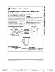 DAC0806LCJ datasheet pdf National Semiconductor