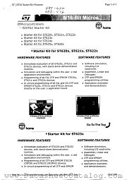 ST626X datasheet pdf ST Microelectronics