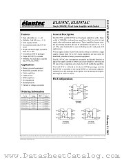 EL5197AC datasheet pdf Elantec Semiconductor