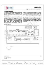 DM9102DE datasheet pdf Davicom Semiconductor