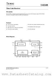T4224 datasheet pdf TEMIC