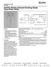 OP294 datasheet pdf Optek Technology