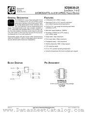 ICS8535AG-21T datasheet pdf Integrated Circuit Systems