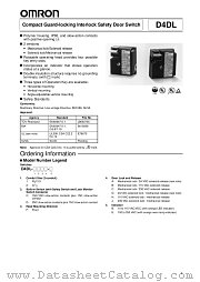 D4DL-1CFJ-B datasheet pdf Omron