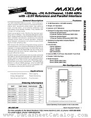 MAX1294BCEI datasheet pdf MAXIM - Dallas Semiconductor