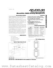 MAX328EJE datasheet pdf MAXIM - Dallas Semiconductor