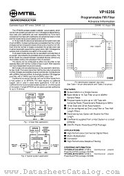 VP16256-27 datasheet pdf Mitel Semiconductor