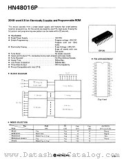 HN48016P datasheet pdf Hitachi Semiconductor