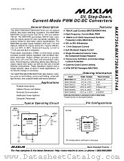 MAX730ACPA datasheet pdf MAXIM - Dallas Semiconductor