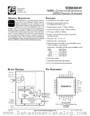 ICS84320AY-01T datasheet pdf Integrated Circuit Systems