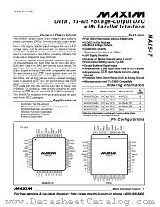 MAX547BEMH datasheet pdf MAXIM - Dallas Semiconductor
