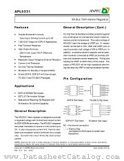 APL5331KAC-TRL datasheet pdf ANPEC Electronics Corporation