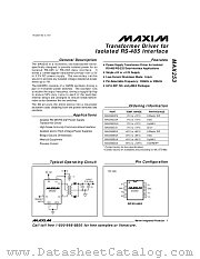 MAX253C/D datasheet pdf MAXIM - Dallas Semiconductor