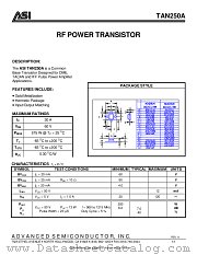 TAN250 datasheet pdf Advanced Semiconductor