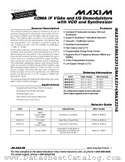 MAX2310-MAX2316 datasheet pdf MAXIM - Dallas Semiconductor