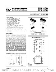 M74HCT14C1R datasheet pdf ST Microelectronics