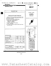 MRF477 datasheet pdf Motorola