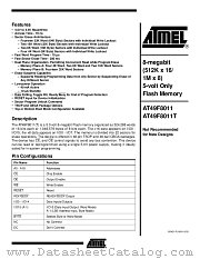 AT49F8011T-70CI datasheet pdf Atmel