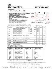 EFC120B datasheet pdf Excelics Semiconductor