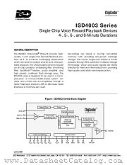 ISD4003-05M datasheet pdf etc