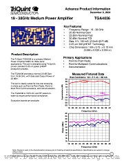 TGA4036 datasheet pdf TriQuint Semiconductor