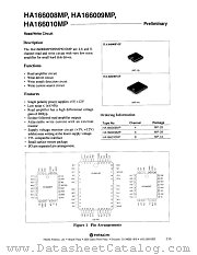 HA166008 datasheet pdf Hitachi Semiconductor