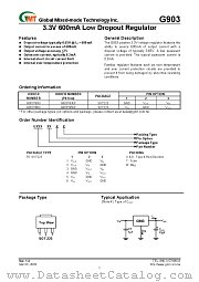 G903T66U datasheet pdf Global Mixed-mode Technology